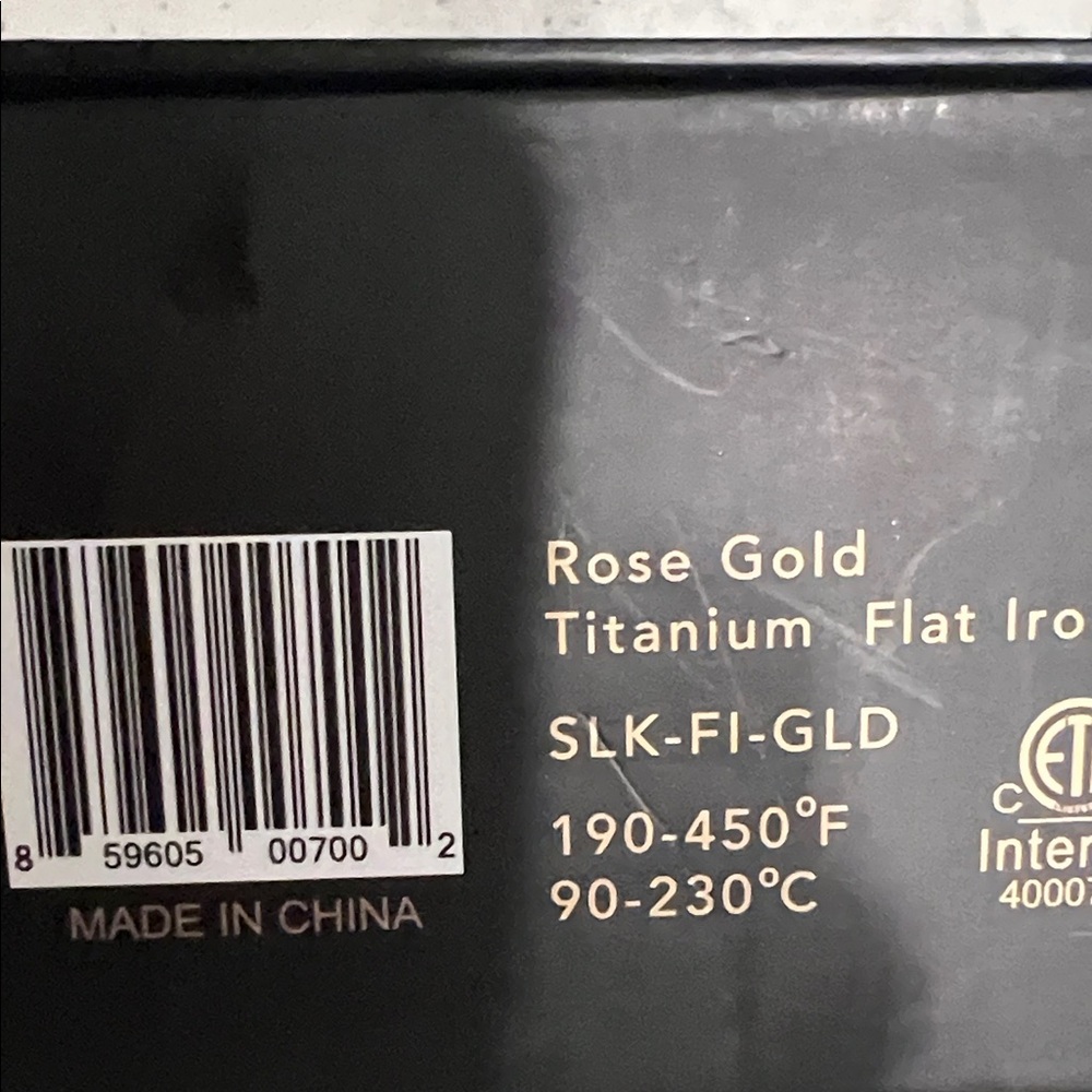 Sleek’e Professional Black and Rose Gold Hair Straightener - Picture 12 of 16